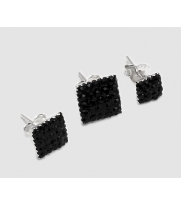 Pendientes bolas plata colores PEN182D